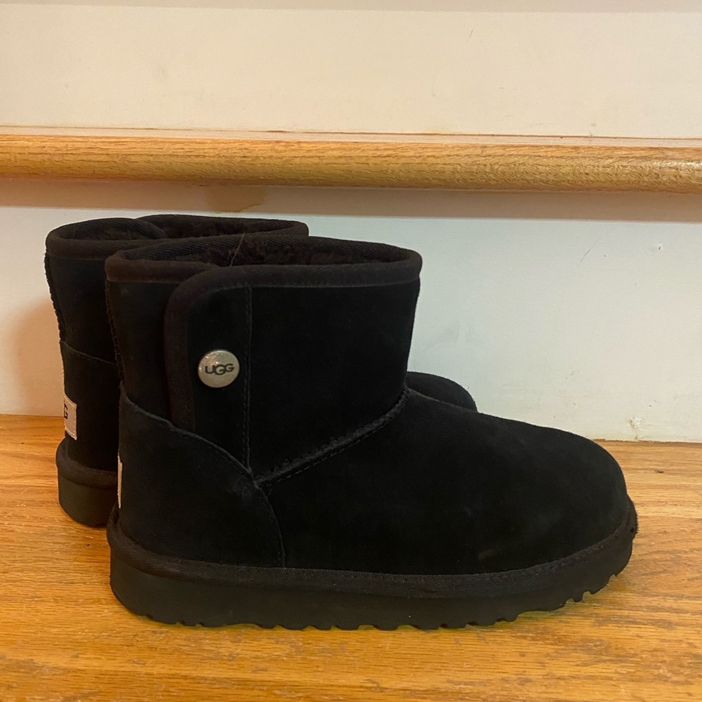 UGG Black Classic Mini Boots